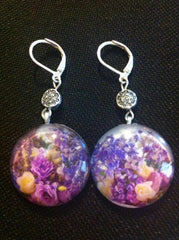 Custom Glass Photo Earrings