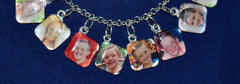 Custom Glass Charm Bracelet